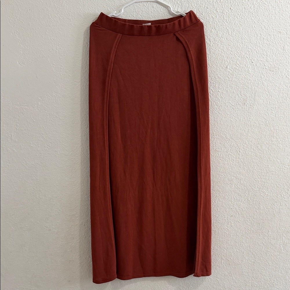SHEIN Terracotta Pencil Skirt